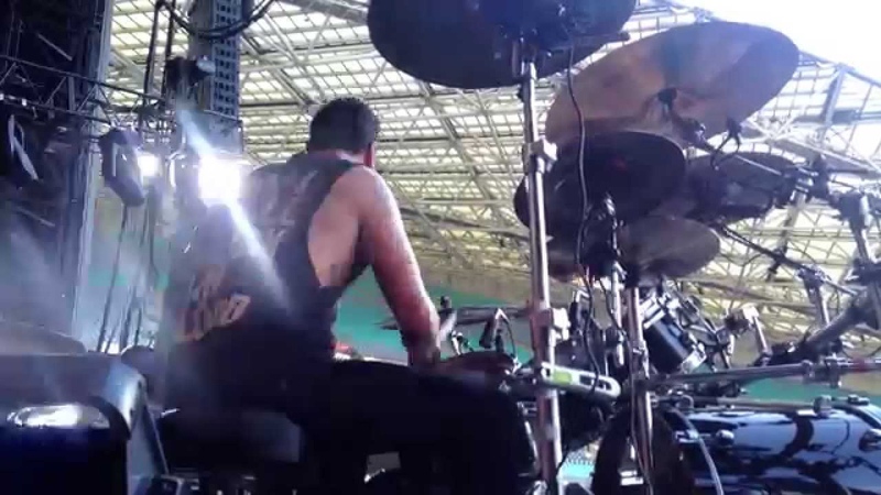 SLAYER DRUM CAM FOOTAGE, SEASONS IN THE ABYSS SOUNDWAVE FESTIVAL