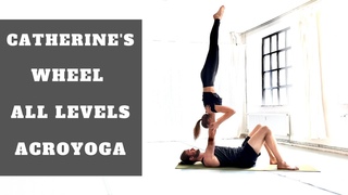 Catherine's Wheel & Whip Variation - Acro Yoga Tutorial (deutsch)
