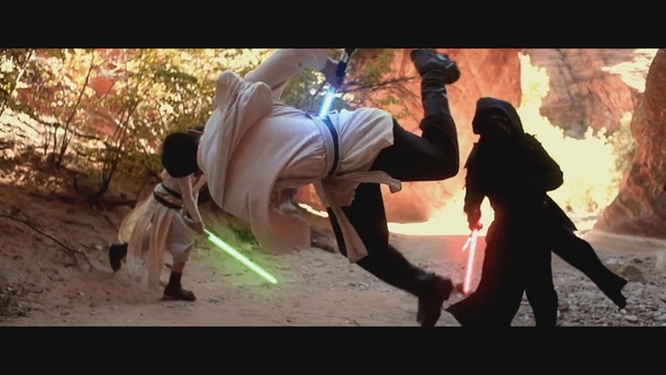 Star Wars Parkour Battle The Flow