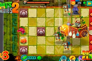 Прохождение игры Plants vs Zombies 2: It's About Time (Android) #8 (Затерянный Город)