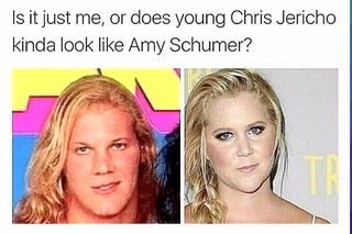 Chris Jericho and Amy Schumer’s “twinning“ exchange