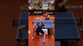 Crazy behind-the-back shot in TTBL Play-off match